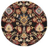 Safavieh Blossom 6'-0" x 6'-0" Rug in Charcoal / Multi
