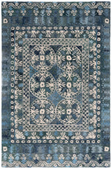 Safavieh Anatolia 4'-0" x 6'-0" Rug in Navy / Beige
