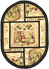 Safavieh Chelsea 4'-6" x 6'-6" Rug in Gold / Multi