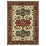 Oriental Weavers Lilihan 8022R Red/ Multi Rug - main flat