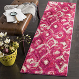 Safavieh Monaco 2'-2" x 8'-0" Rug in Fuchsia / Cream