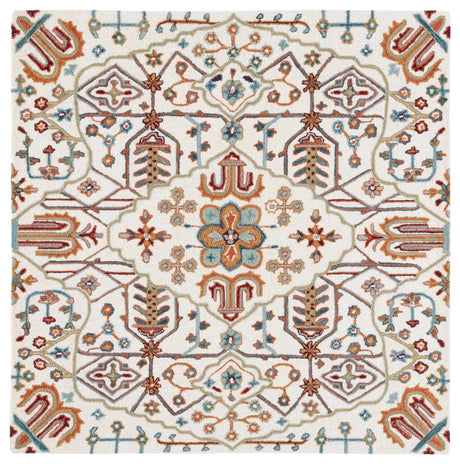 Safavieh Heritage 6'-0" x 6'-0" Rug in Ivory / Grey