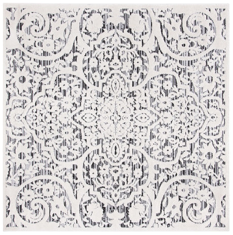 Safavieh Cabana 6'-7" x 6'-7" Rug in Ivory / Grey
