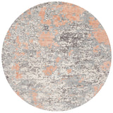 Safavieh Restoration Vintage 6'-0" x 6'-0" Rug in Rust / Grey