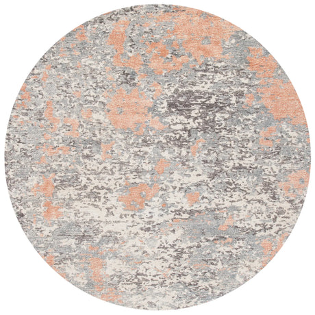 Safavieh Restoration Vintage 6'-0" x 6'-0" Rug in Rust / Grey