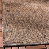 Safavieh Courtyard 4'-0" x 5'-7" Rug in Brown / Brown