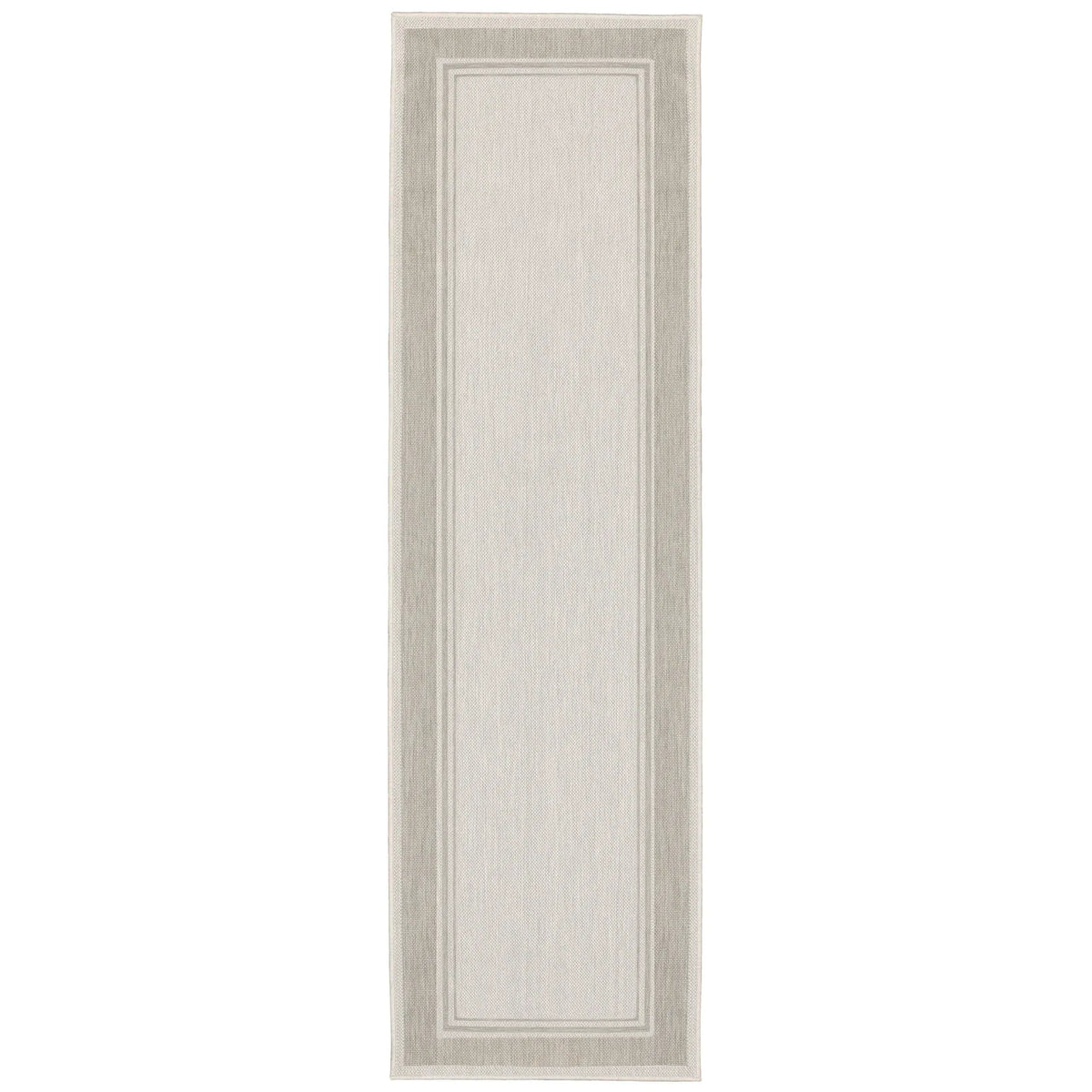 Oriental Weavers Sphinx Portofino 6765W Ivory/ Grey Rugs - runner