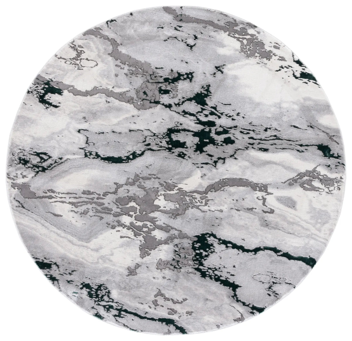 Safavieh Craft 6'-7" x 6'-7" Rug in Grey / Green