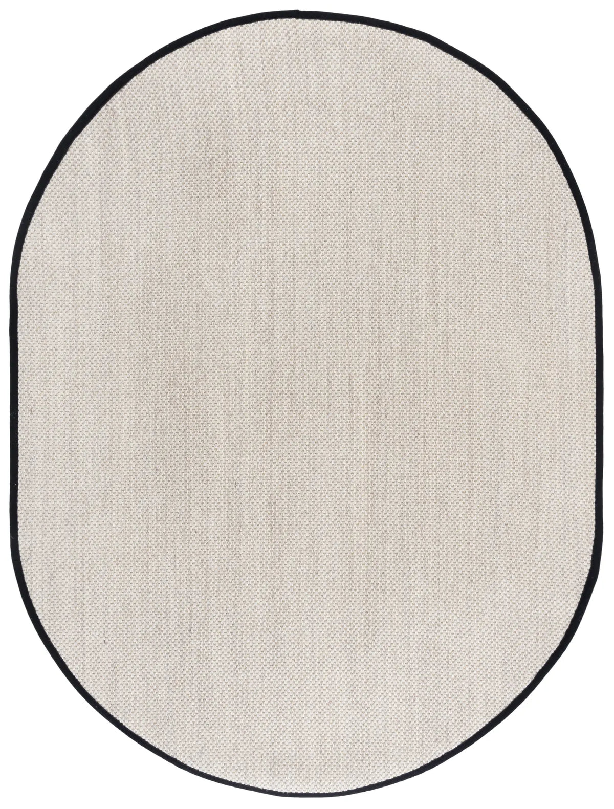 Safavieh Natural Fiber 6'-0" x 8'-0" Rug in Marble / Black