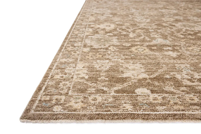 Chris Loves Julia x Loloi Palma PLM-09 Brown / Earth Rug - rug corner