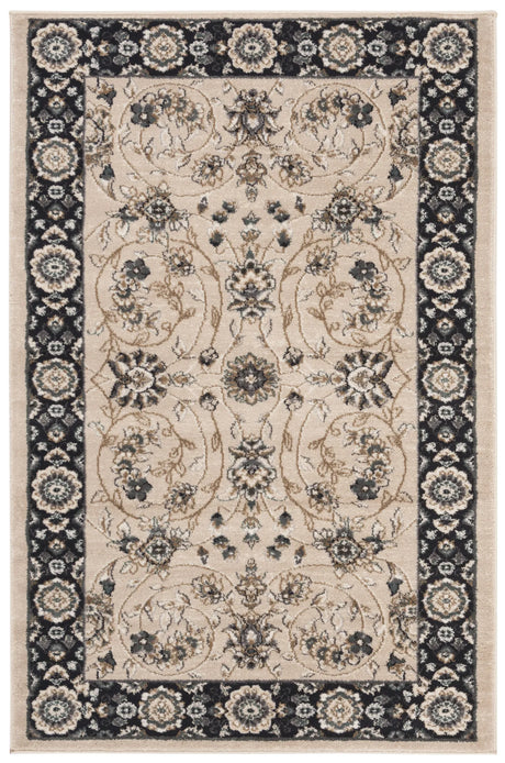 Safavieh Lyndhurst 3'-3" x 5'-3" Rug in Light Beige / Anthracite