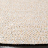 Safavieh Braided 5'-0" x 5'-0" Rug in Ivory / Beige