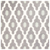 Safavieh Chatham 5'-0" x 5'-0" Rug in Ivory / Dark Grey