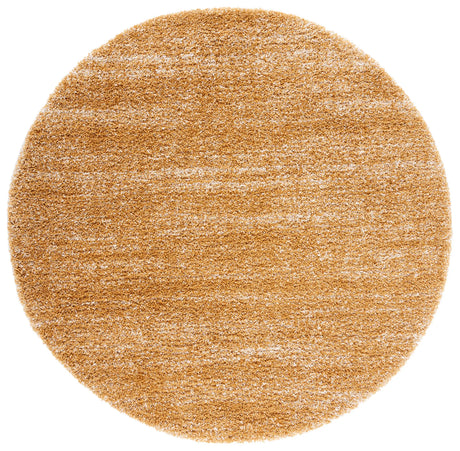 Safavieh Hudson Shag 7'-0" x 7'-0" Rug in Gold / Ivory