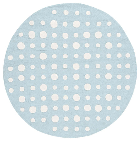 Safavieh Safavieh Kids 5'-0" x 5'-0" Rug in Blue / Ivory