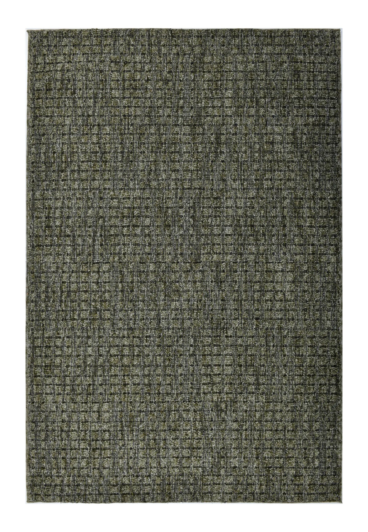 Dynamic Rugs Leon 13611 Power Loomed Modern Dark Green Rug - Rectangular