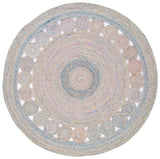 Safavieh Cape Cod 5'-0" x 5'-0" Rug in Yellow / Pink