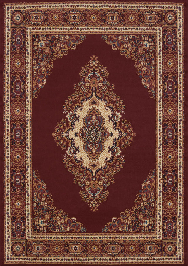 United Weavers Manhattan Cathedral Burgundy (940-35334) Rugs