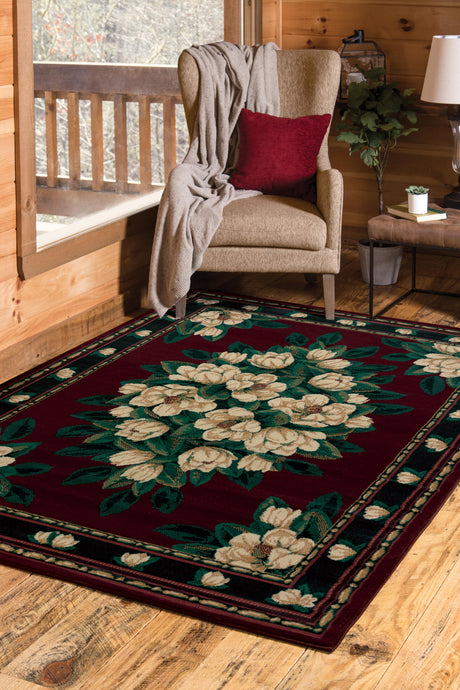 United Weavers Manhattan Magnolia Burgundy (940-37034) Rugs