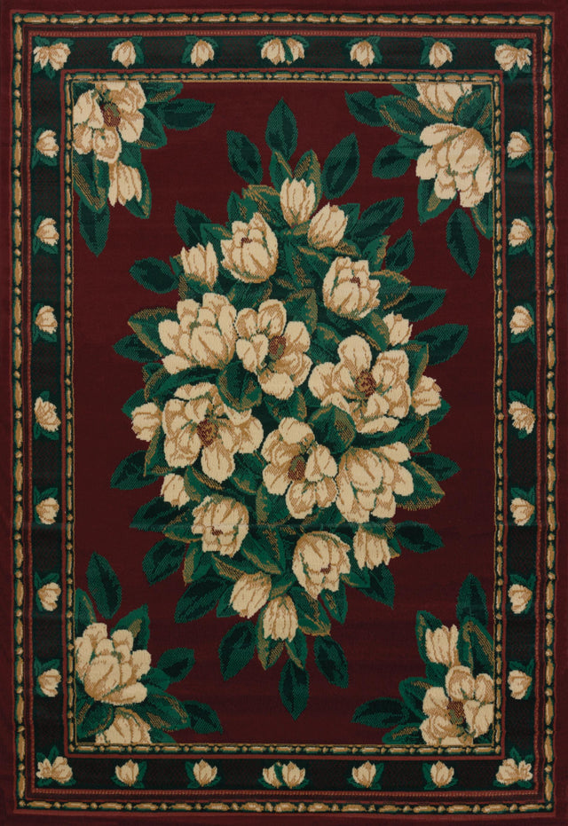 United Weavers Manhattan Magnolia Burgundy (940-37034) Rugs