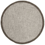 Safavieh Abstract 6'-0" x 6'-0" Rug in Brown / Ivory