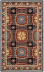 Safavieh Heritage 3'-0" x 5'-0" Rug in Navy / Orange