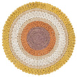 Safavieh Natural Fiber 3'-0" x 3'-0" Rug in Gold / Multi