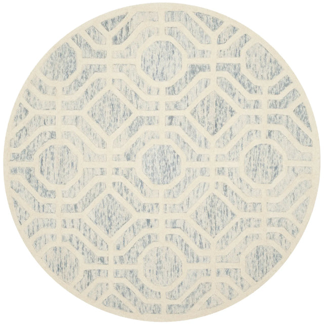 Safavieh Cambridge 6'-0" x 6'-0" Rug in Light Blue / Ivory