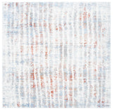 Safavieh Amelia 6'-7" x 6'-7" Rug in Grey / Rust