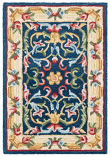 Safavieh Heritage 2'-0" x 3'-0" Rug in Navy / Ivory