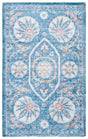 Safavieh Saffron 3'-0" x 5'-0" Rug in Blue / Creme
