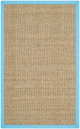 Safavieh Natural Fiber 3'-0" x 5'-0" Rug in Natural / Turquoise