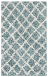 Safavieh Sgd-Dallas Shag 3'-0" x 5'-0" Rug in Seafoam / Ivory