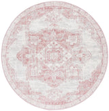 Safavieh Layla 6'-7" x 6'-7" Rug in Ivory Grey / Pink