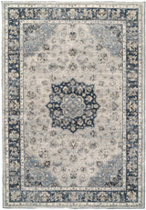 Dynamic Rugs Ancient Garden 57559 Silver / Blue Rugs - Rectangular