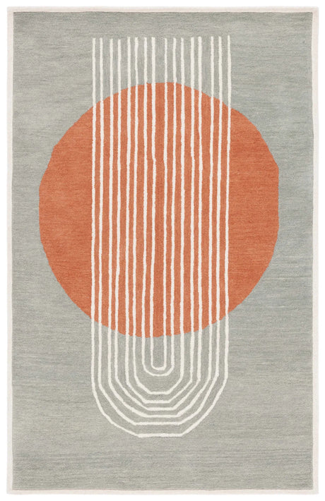 Safavieh Rodeo Drive 4'-0" x 6'-0" Rug in Grey / Rust