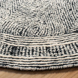 Safavieh Abstract 6'-0" x 6'-0" Rug in Ivory / Charcoal