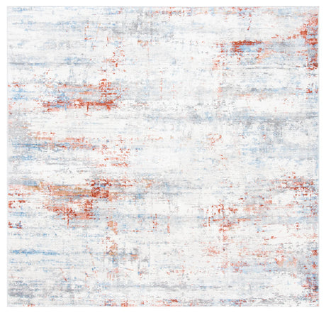 Safavieh Amelia 6'-7" x 6'-7" Rug in Ivory / Rust