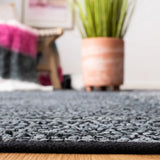 Safavieh Vintage Leather 4'-0" x 6'-0" Rug in Light Grey / Charcoal