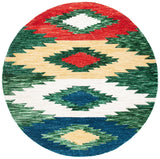 Safavieh Aspen 7'-0" x 7'-0" Rug in Green / Red