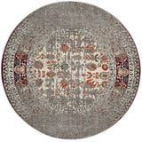 Safavieh Monaco 6'-7" x 6'-7" Rug in Grey / Ivory