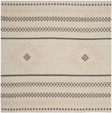 Safavieh Dhurries 6'-0" x 6'-0" Rug in Natural