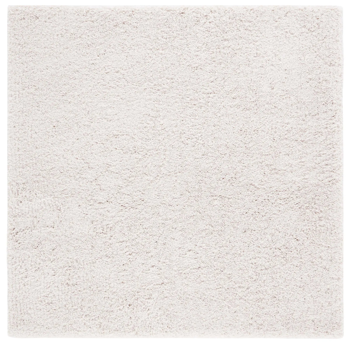 Safavieh Luxe Shag 6'-0" x 6'-0" Rug in White