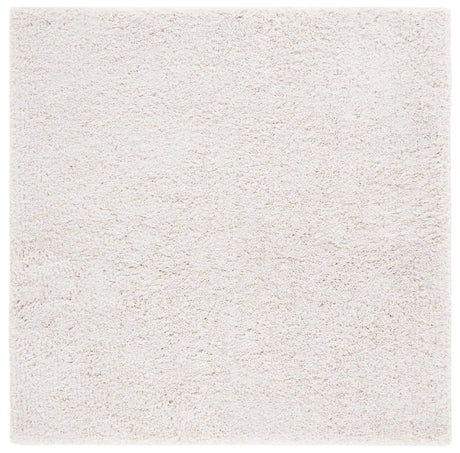 Safavieh Luxe Shag 6'-0" x 6'-0" Rug in White