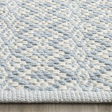 Safavieh Montauk 2'-3" x 11'-0" Rug in Ivory / Light Blue