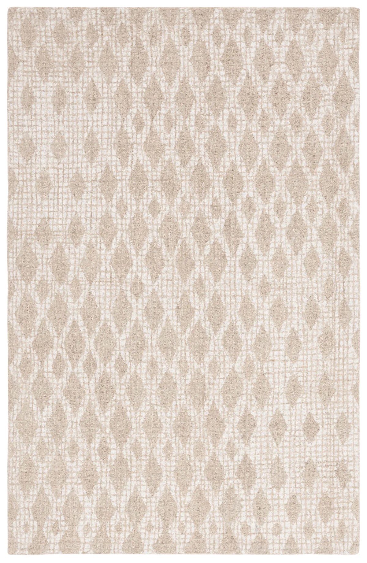 Safavieh Abstract 4'-0" x 6'-0" Rug in Beige / Ivory