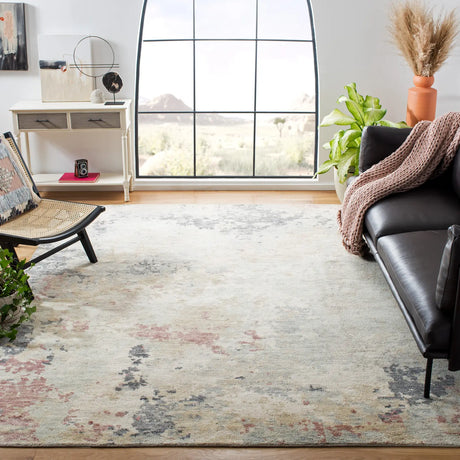 Safavieh Samarkand 10'-0" x 14'-0" Rug in Grey / Ivory