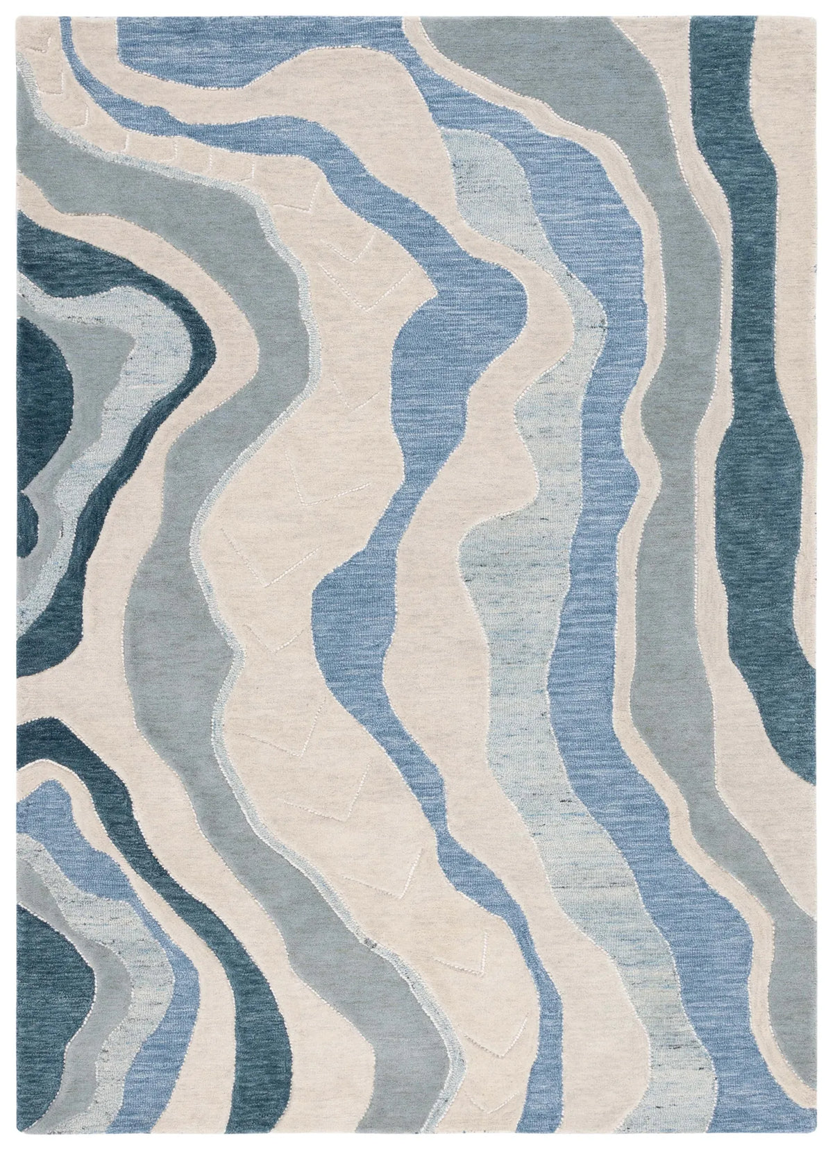 Safavieh Rodeo Drive 5'-0" x 8'-0" Rug in Ivory / Blue