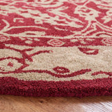 Safavieh Anatolia 6'-0" x 6'-0" Rug in Red / Ivory
