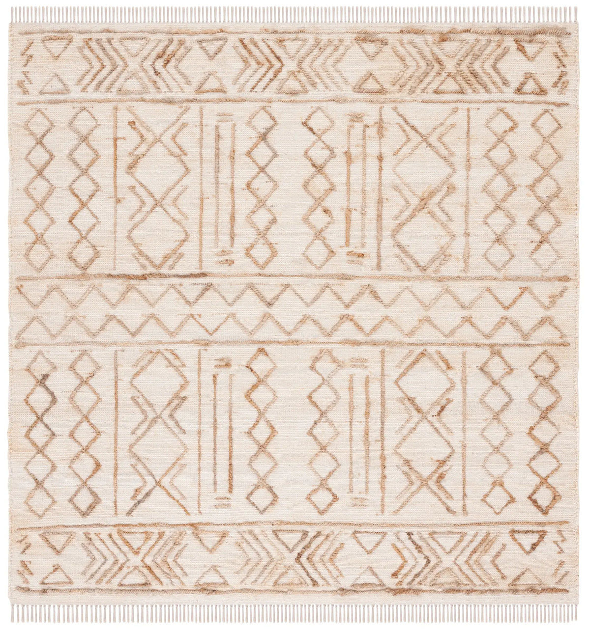Safavieh Natural Fiber 6'-0" x 6'-0" Rug in Natural / Beige